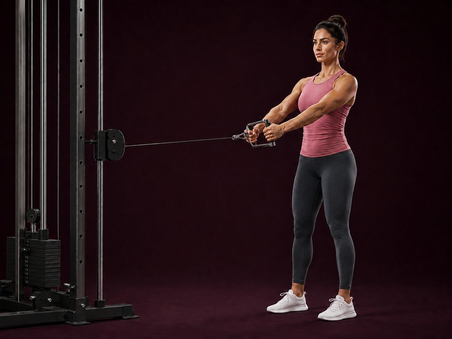 Cable Standing Row — Finish