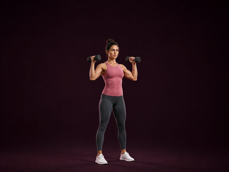 Dumbbell Shoulder Press — Set-up