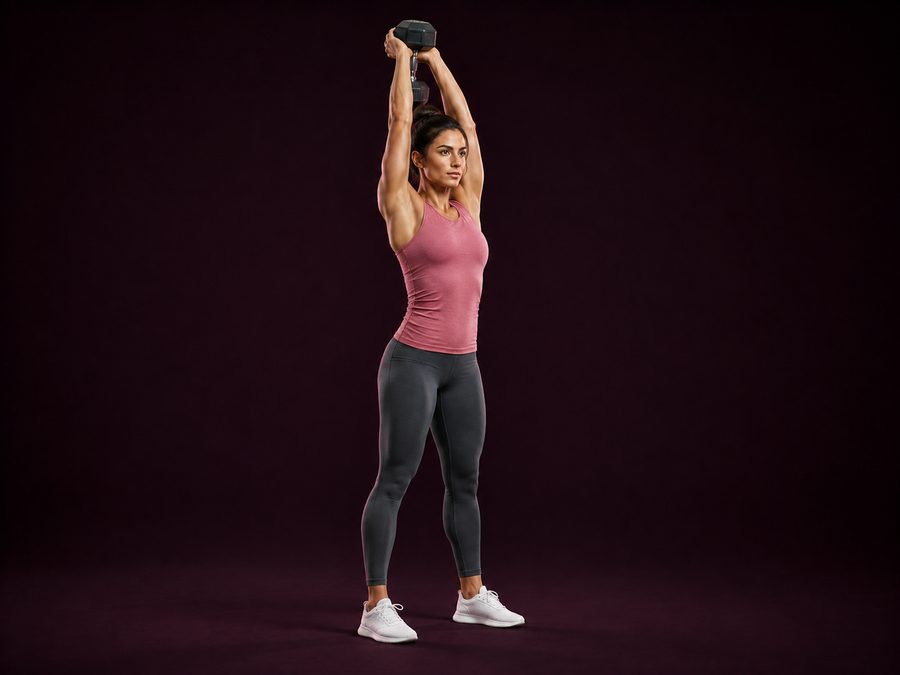 Dumbbell Triceps Extension — Set-up